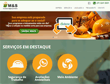 Tablet Screenshot of msconsultoria.com